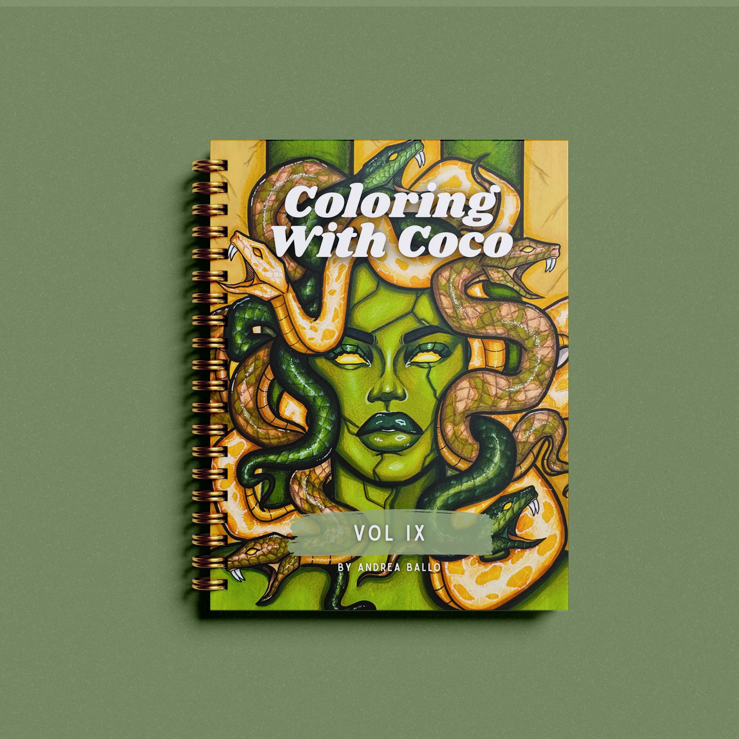 NEW! Wire-bound Coloring With Coco Vol. IX - Spooky Edition