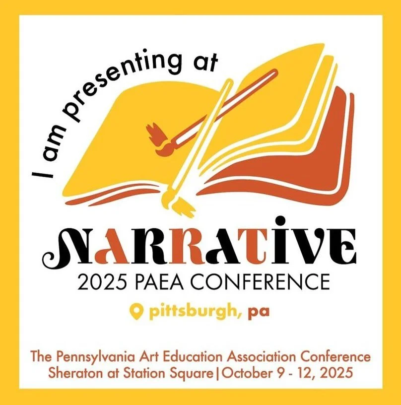 I look forward to co-presenting with @desiree_marie_m at the Pennsylvania Art Education Association conference on October 10th. Our session, Art Dialogues: Essential Curriculum for Non-art Majors explores how our university&rsquo;s art department is 