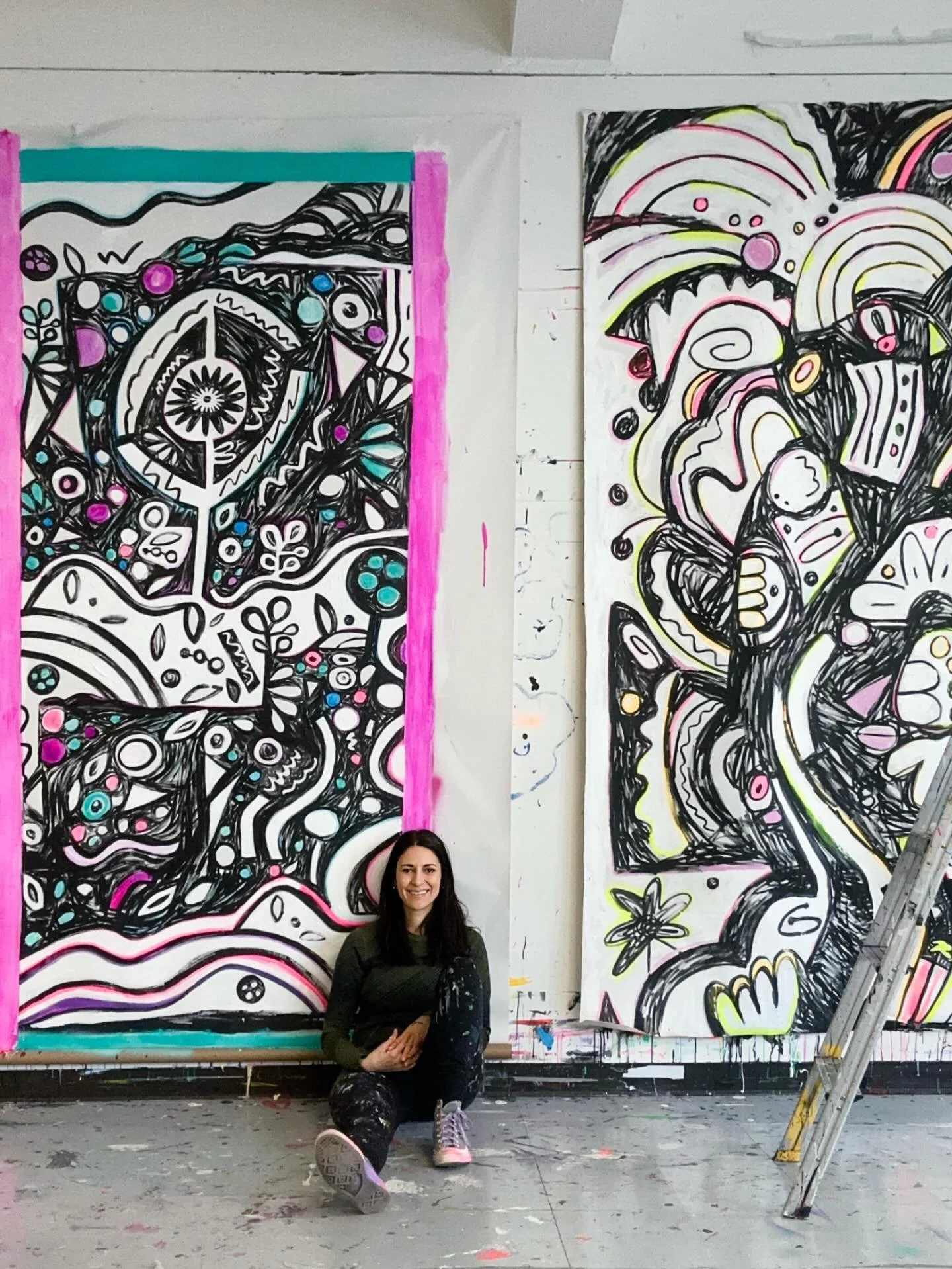 I love the connections between art and learning! I can&rsquo;t wait to share the symbolism and inspiration behind the latest piece pictured on the left. I&rsquo;ve been studying the composition and techniques in the fall 2024 artwork on the right. It