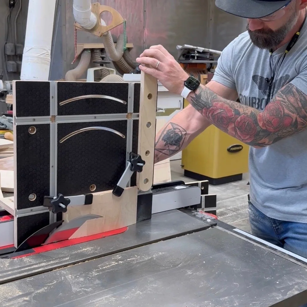 Bourbon Moth + KM Tools Universal Table Saw Jig — Bourbon Moth