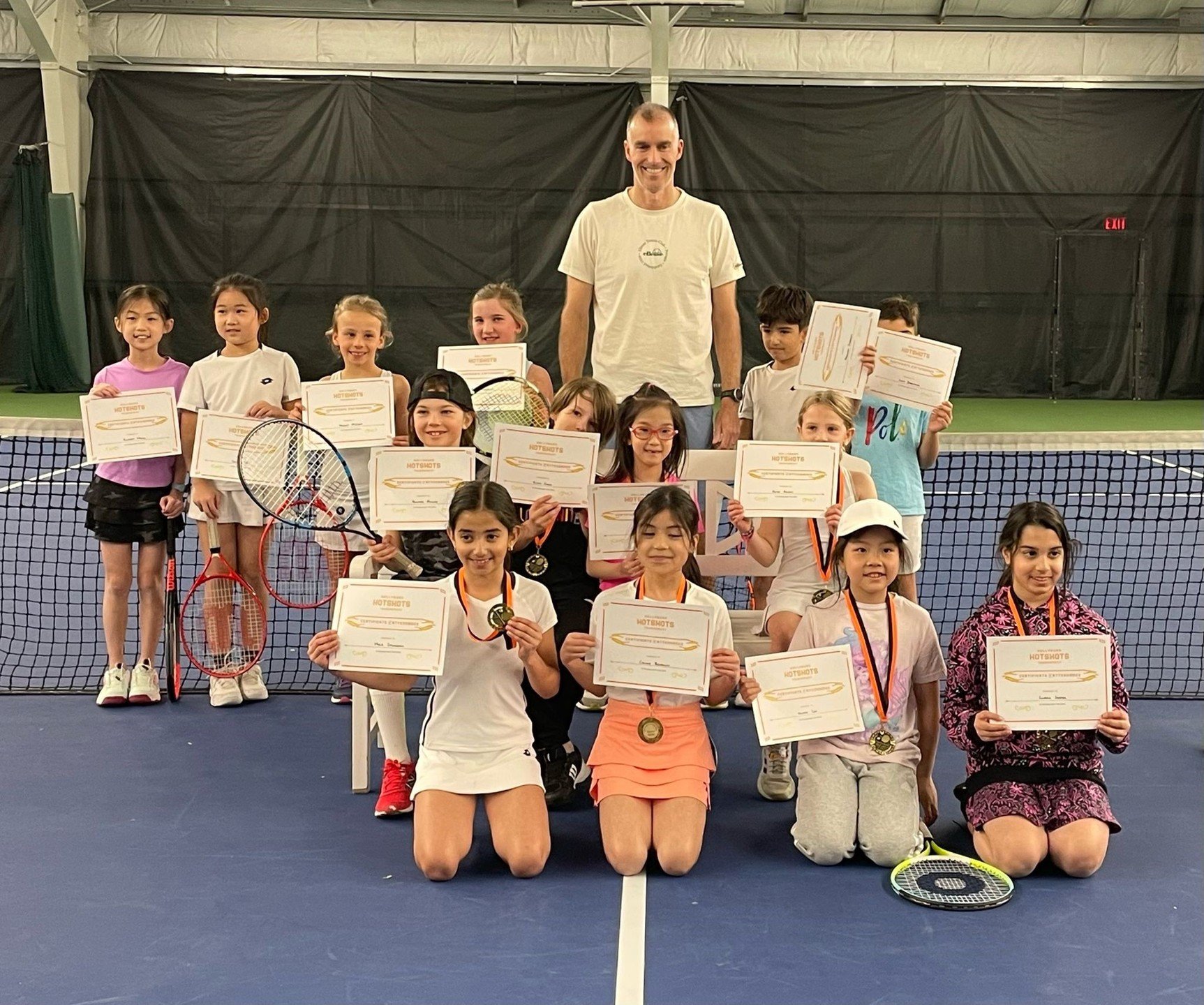 Our very first &lsquo;Hotshots: Part Deux&rsquo; doubles tournament for our junior tennis players. A learning experience in a fun &amp; encouraging environment!
.
.
#hotshots #tenniscanada #tennispro #hollyburncountryclub #HCC #Countryclub #athleticc