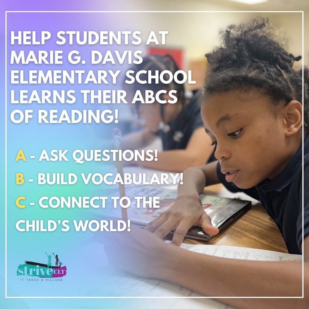 Do you have a background working with children and like to read? Then we might have the opportunity for you. Help underserved children reach their full educational potential. Volunteer with us by becoming an Active Reading tutor!⁠
⁠
Sign up at strive