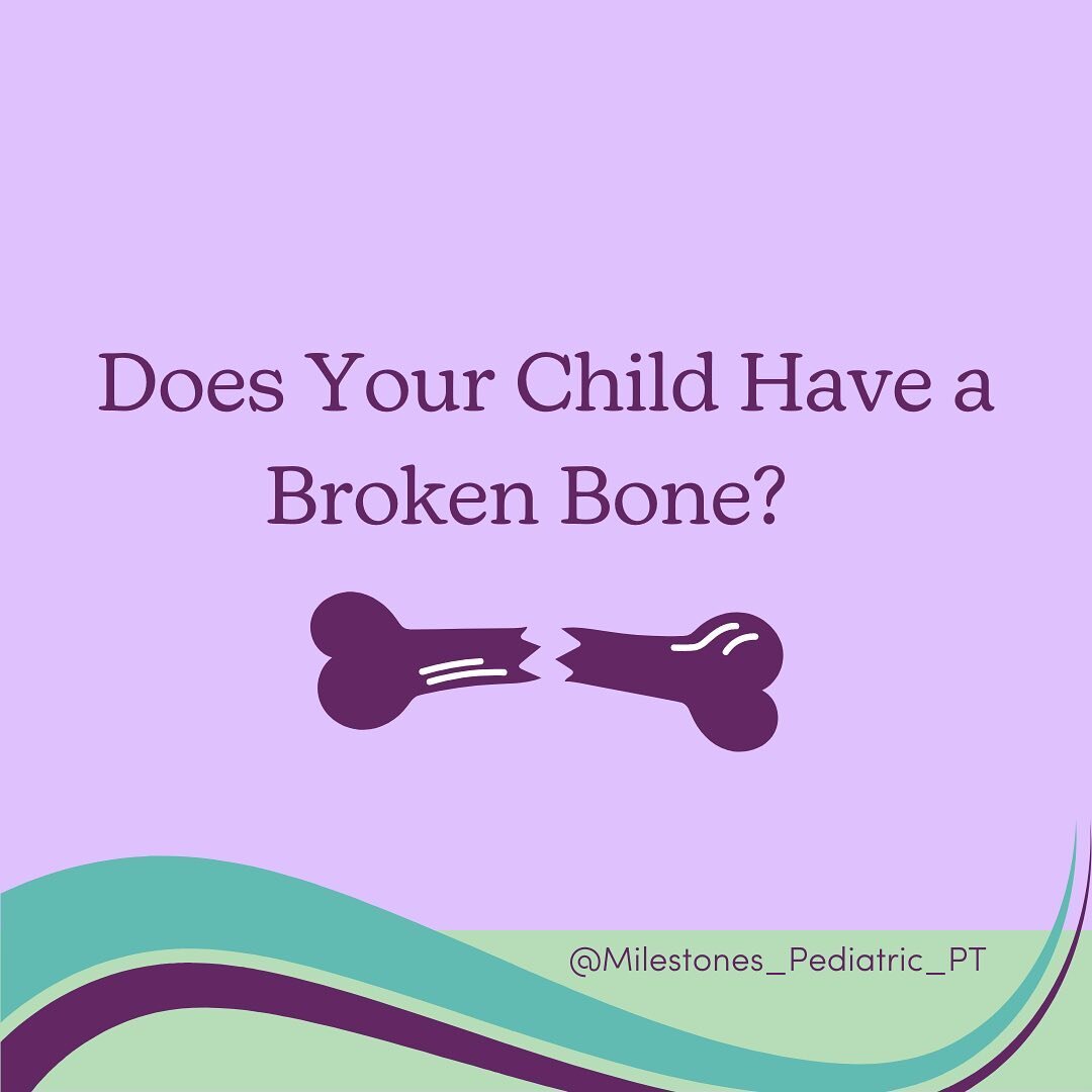 ‼️Is your child&rsquo;s 🦴 broken⁉️

Well it wouldn&rsquo;t be summer without a case of post fracture rehab on my schedule! 

Why do I see more fractures in the summer? Falls from bikes, skateboards, hoverboards, trampolines, play structures. 

Somet