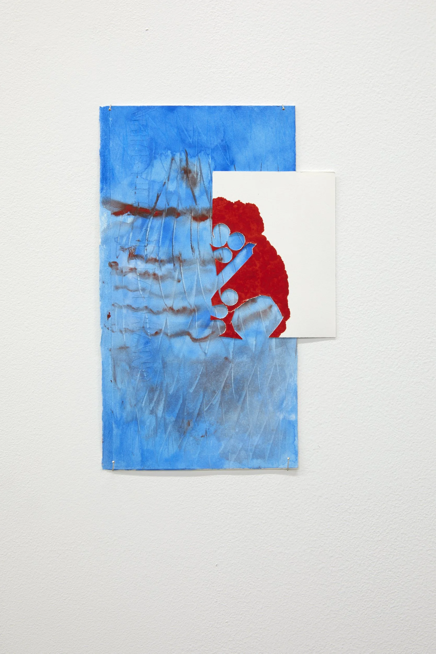 CONCAVE IRIDESCENCE note 5, watercolour on paper, 223 x 145 mm