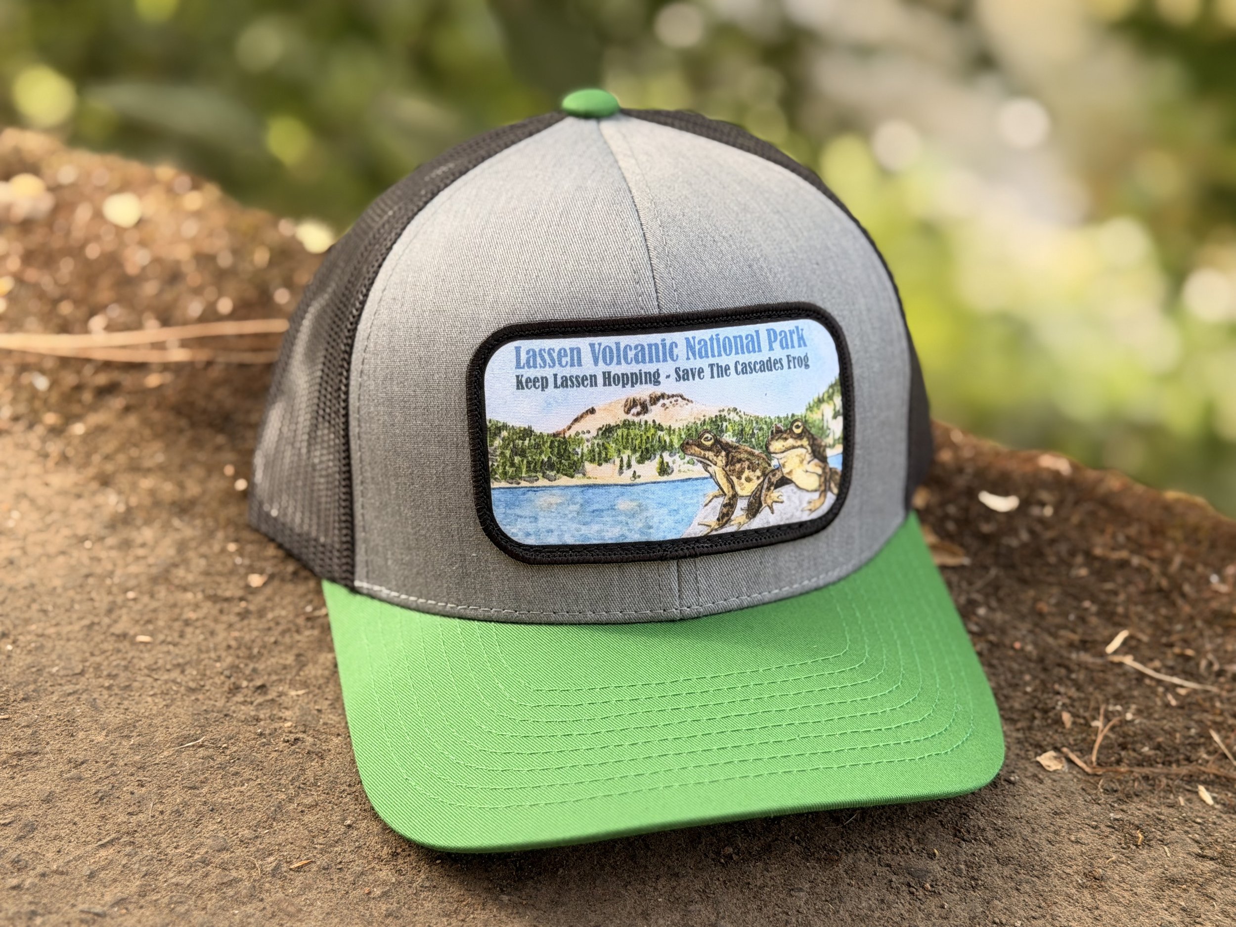 Keep Lassen Hopping Cascades Frog Hat