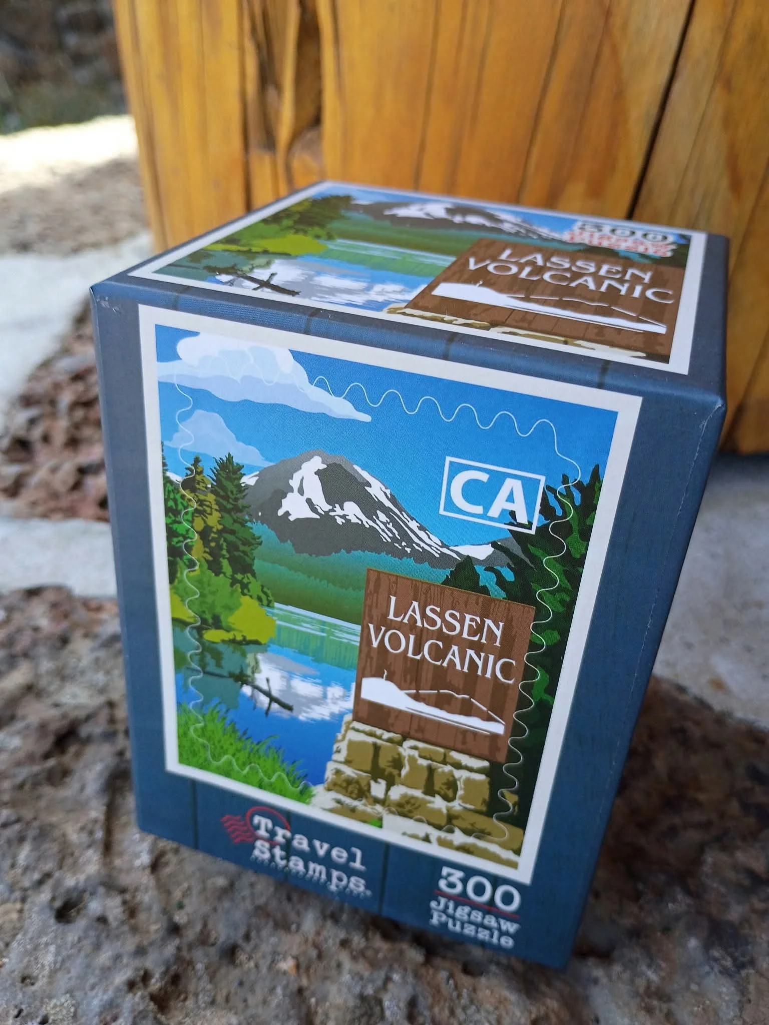 Lassen Travel Stamp 300 Pc Puzzle