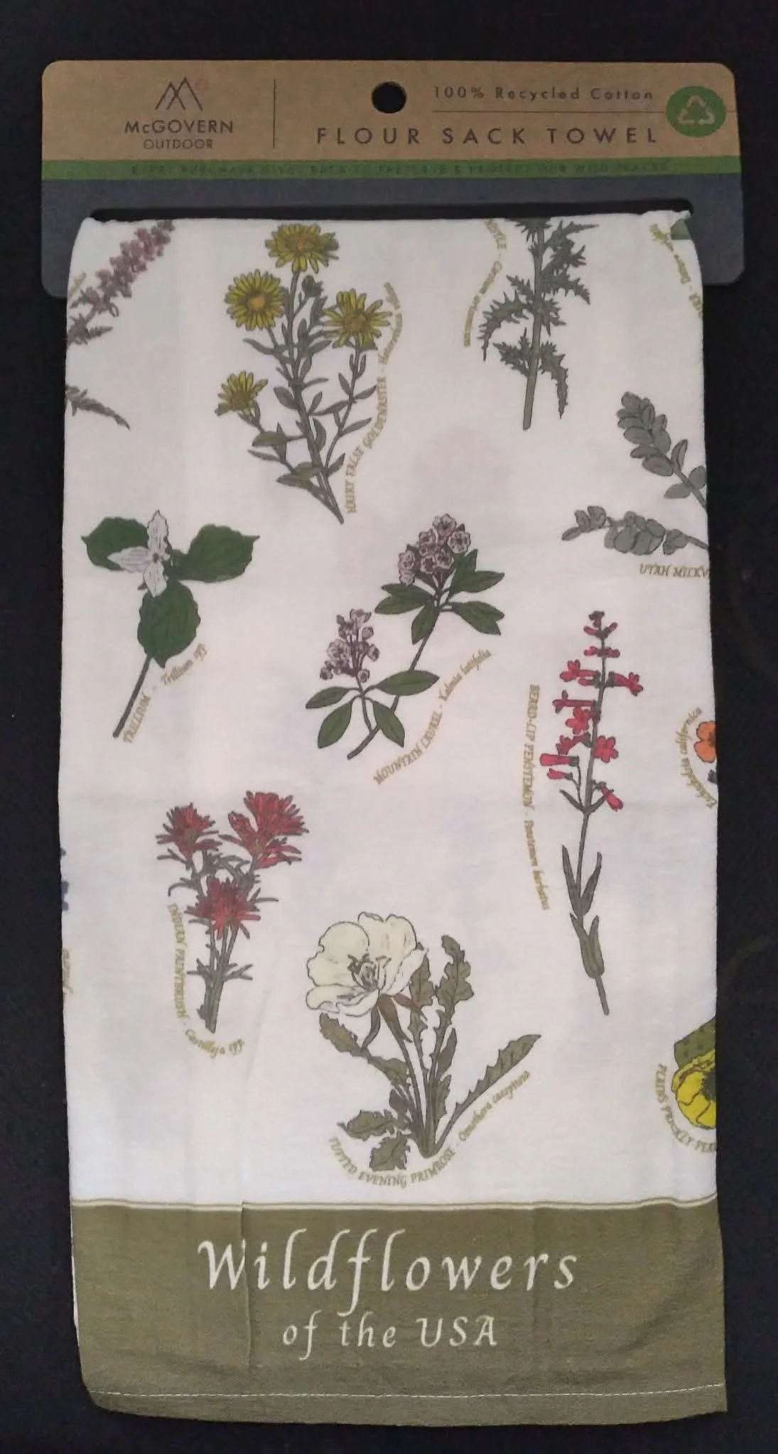 Wildflower of USA Flour Sack