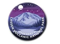 Lassen Dark Skies Mini Magnet