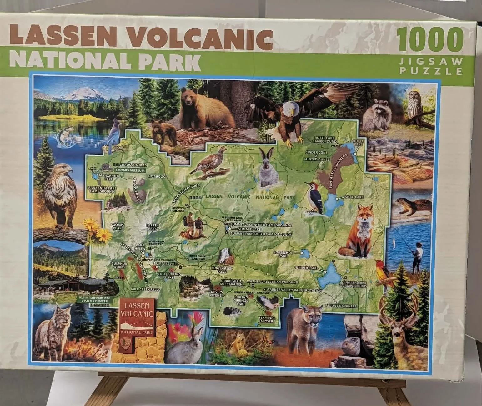 Lassen Volcanic NP 1000 Piece Puzzle