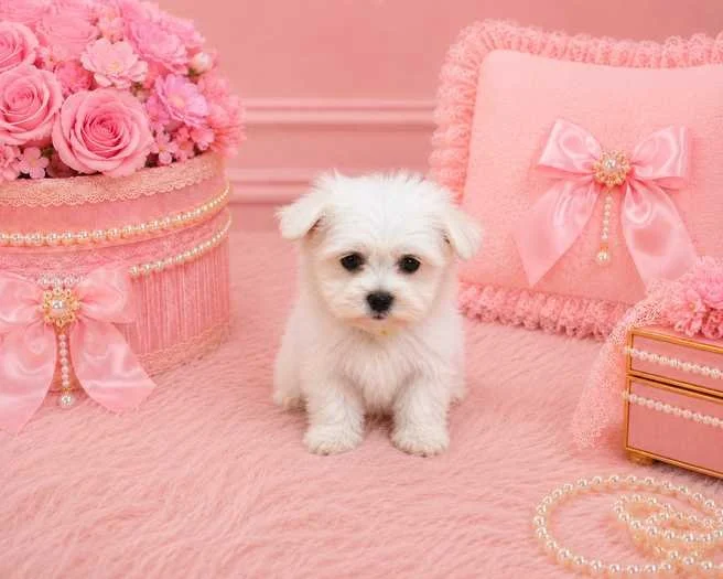 MIMI     FEMALE MALTESE PUPPY     $3,050.00   #14741