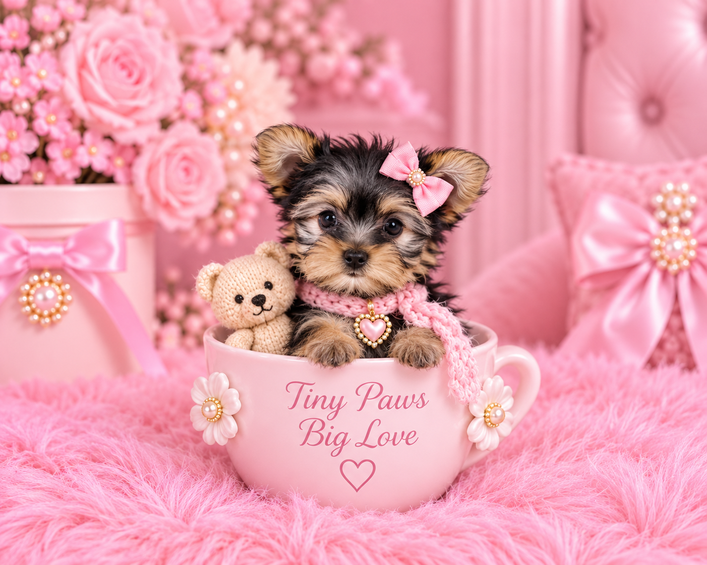DANA     TEACUP   FEMALE YORKIE   $5,550.00   #1774