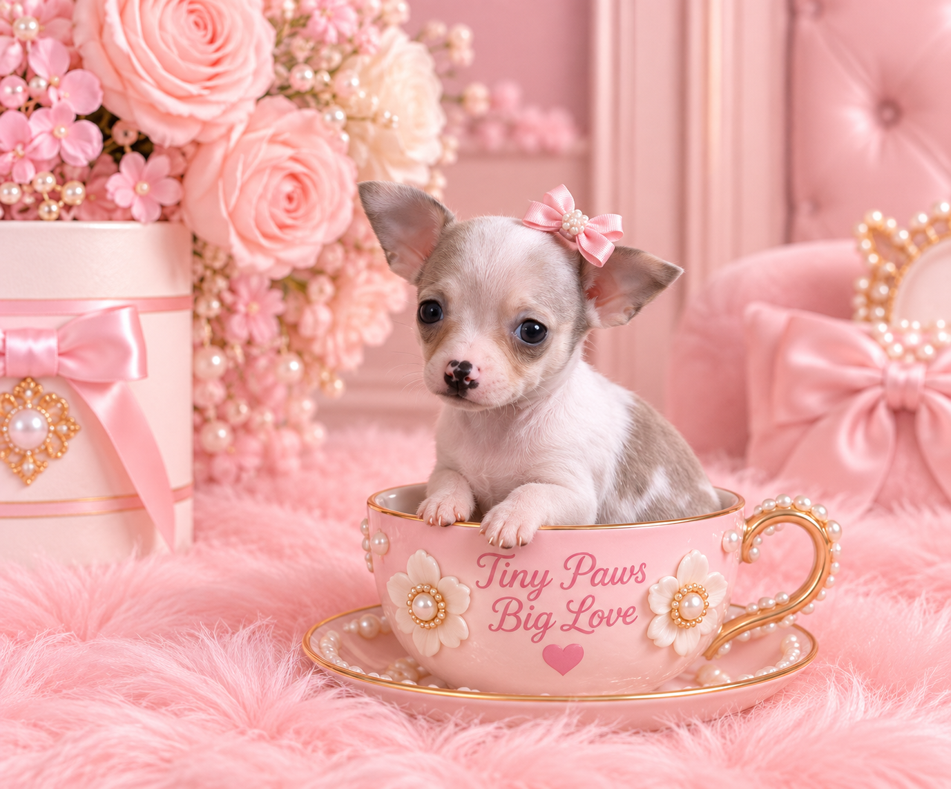 CAMELINE    FEMALE TEACUP CHIHUAHUA   $4,550.00  #1444