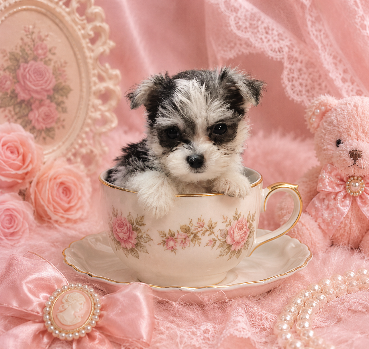 DALIA    MORKIE  TEACUP   FEMALE   $4,550.00   #1287