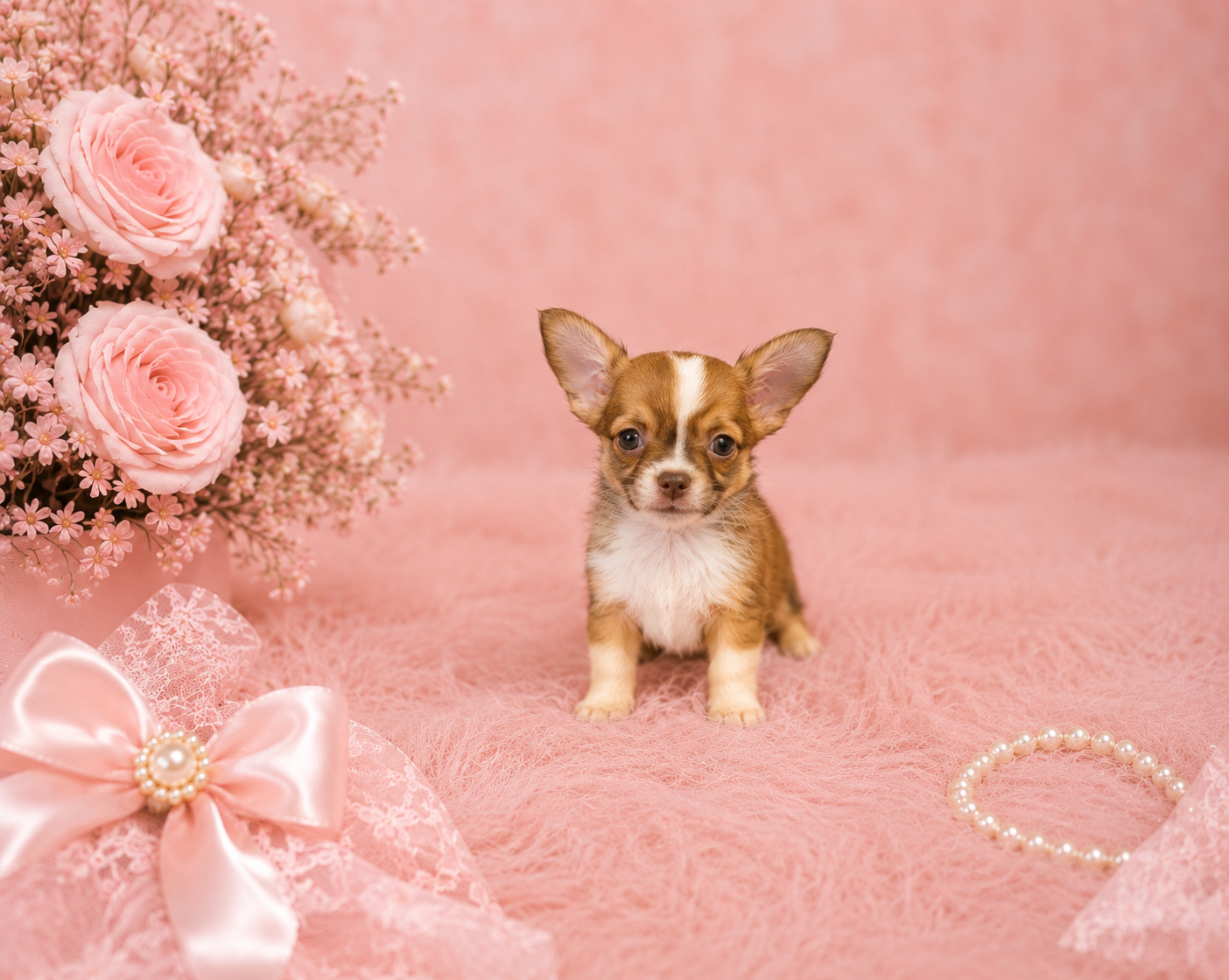 CHIHUAHUA  FEMALE TEACUP   CAMELINE     $3,250.00  #144-62  SOLD