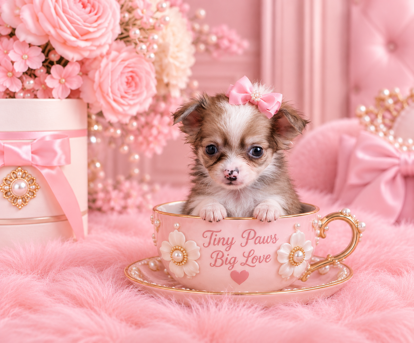 CATIE  TEACUP  FEMALE CHIHUAHUA   $4,950.00    #12411