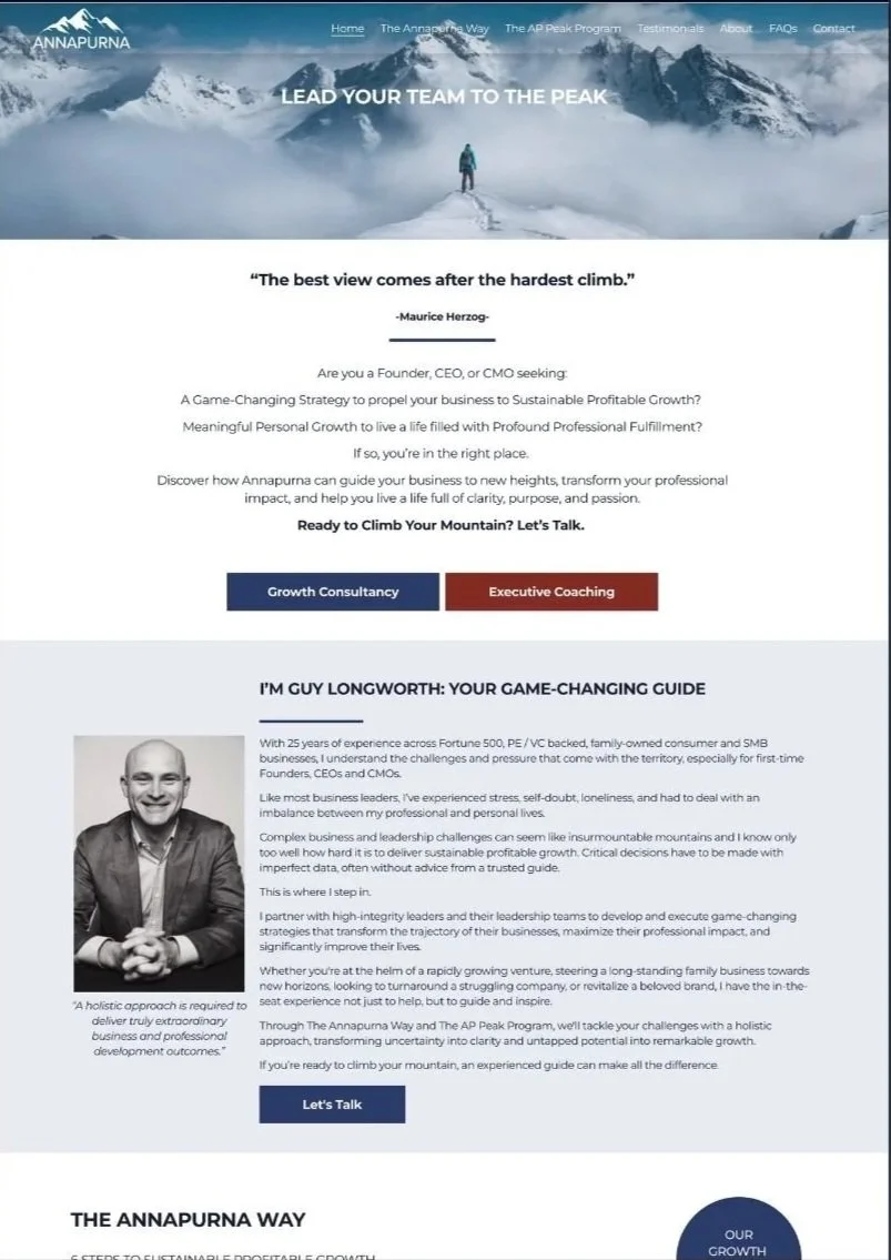 Annapurna Website Preview