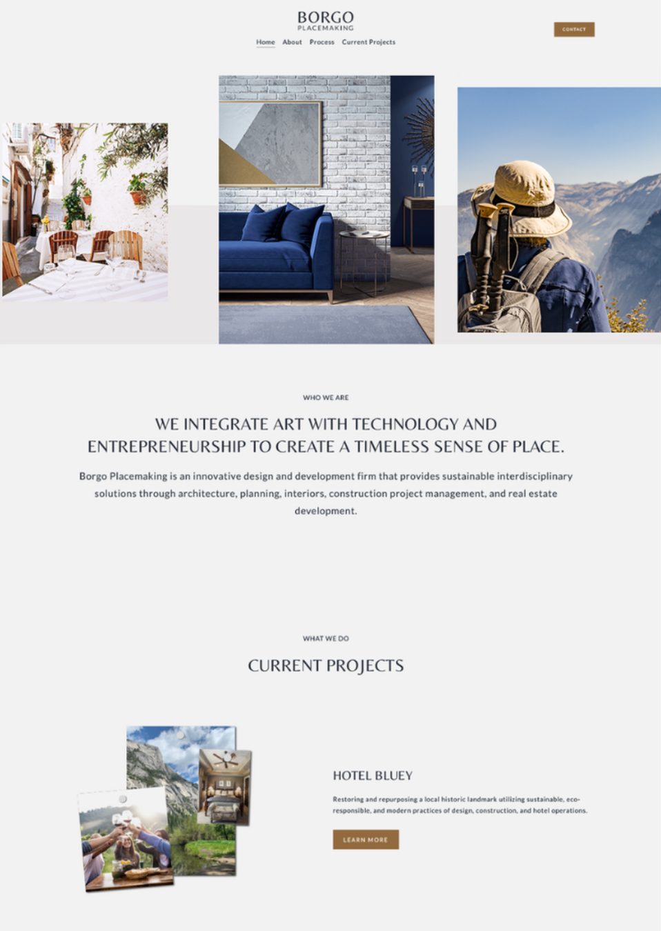 Borgo Placemaking Website Preview