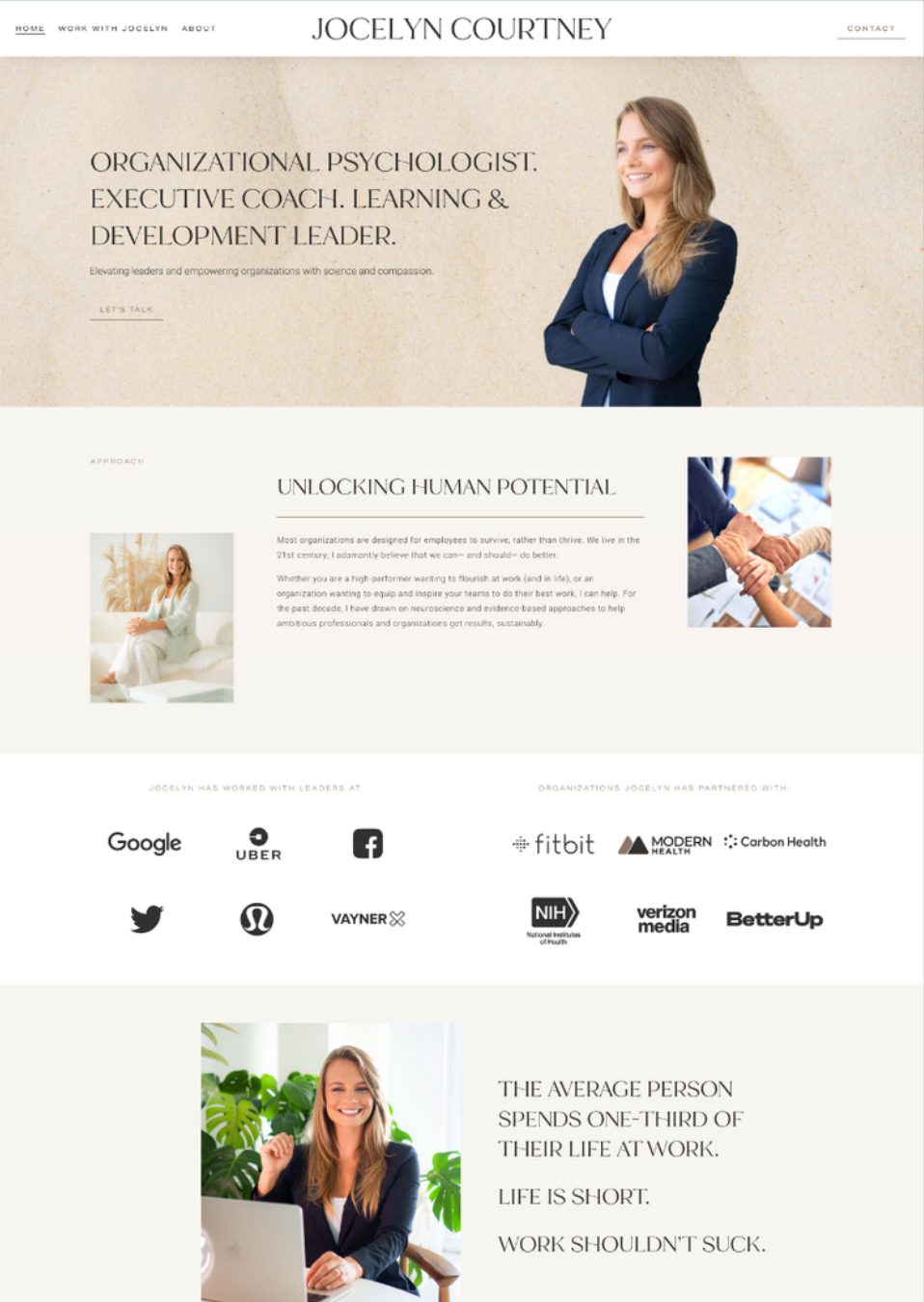 Jocelyn Courtney Website Preview