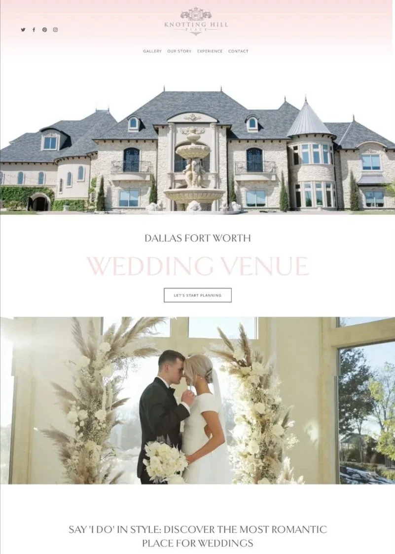 Knotting Hill Place Website Preview