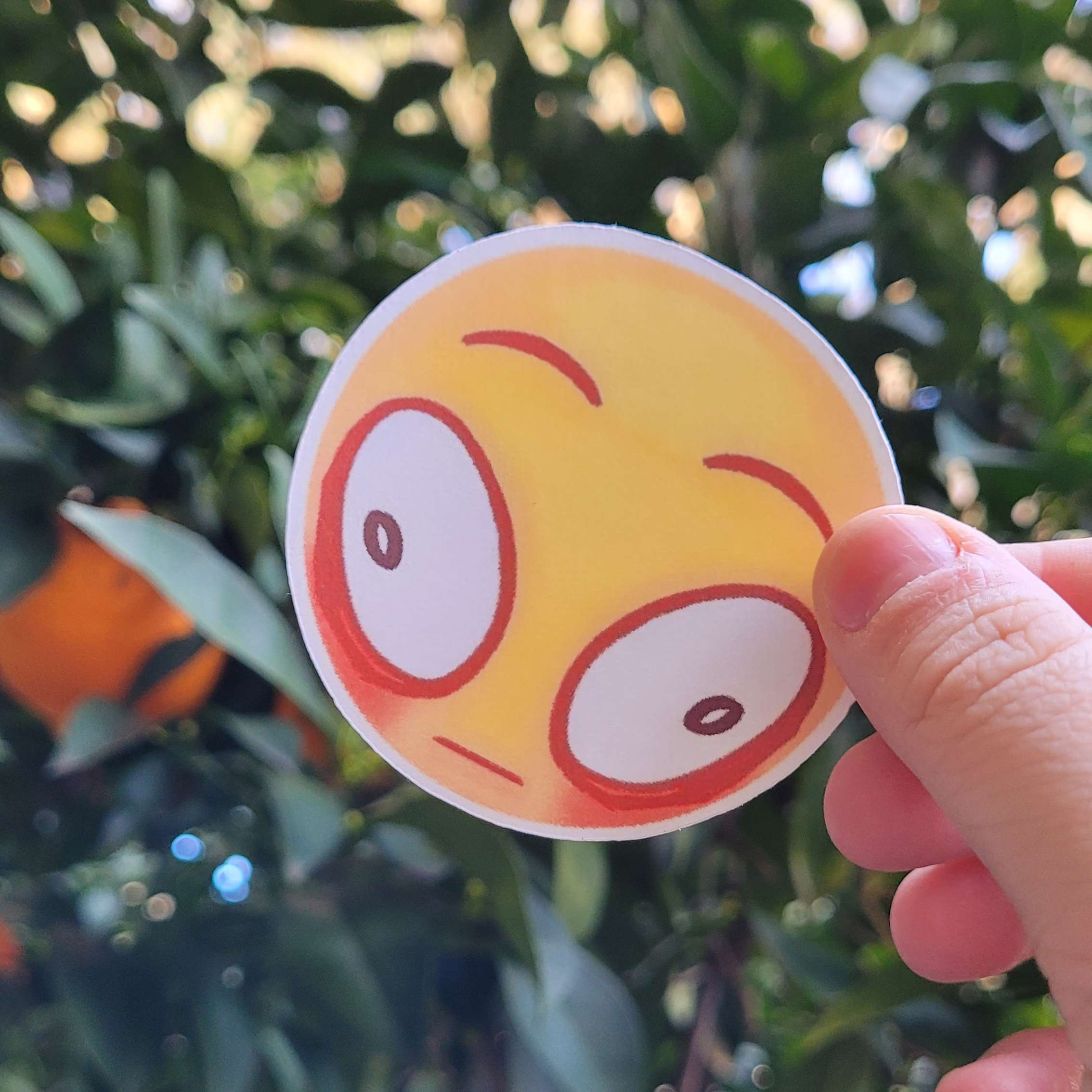 Cursed Blushing Sticker