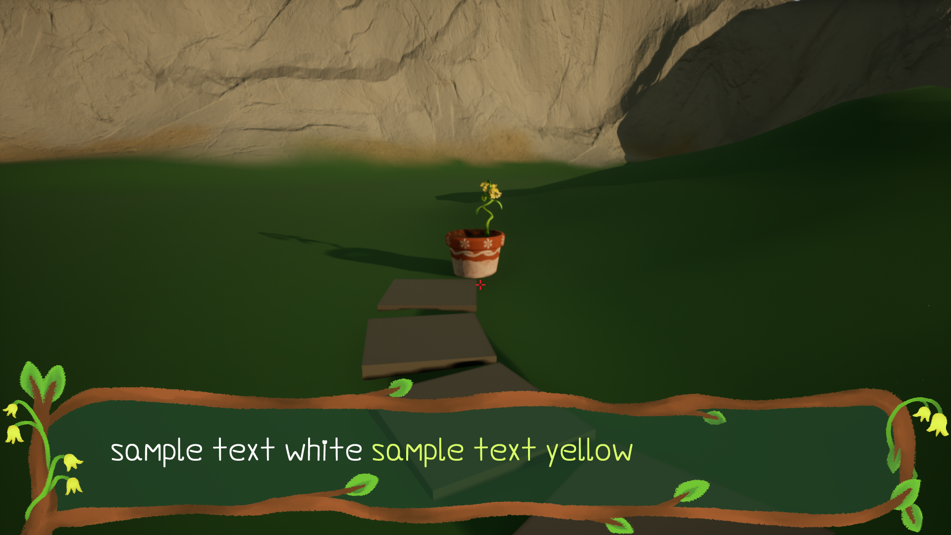 Border and Text Sample 3