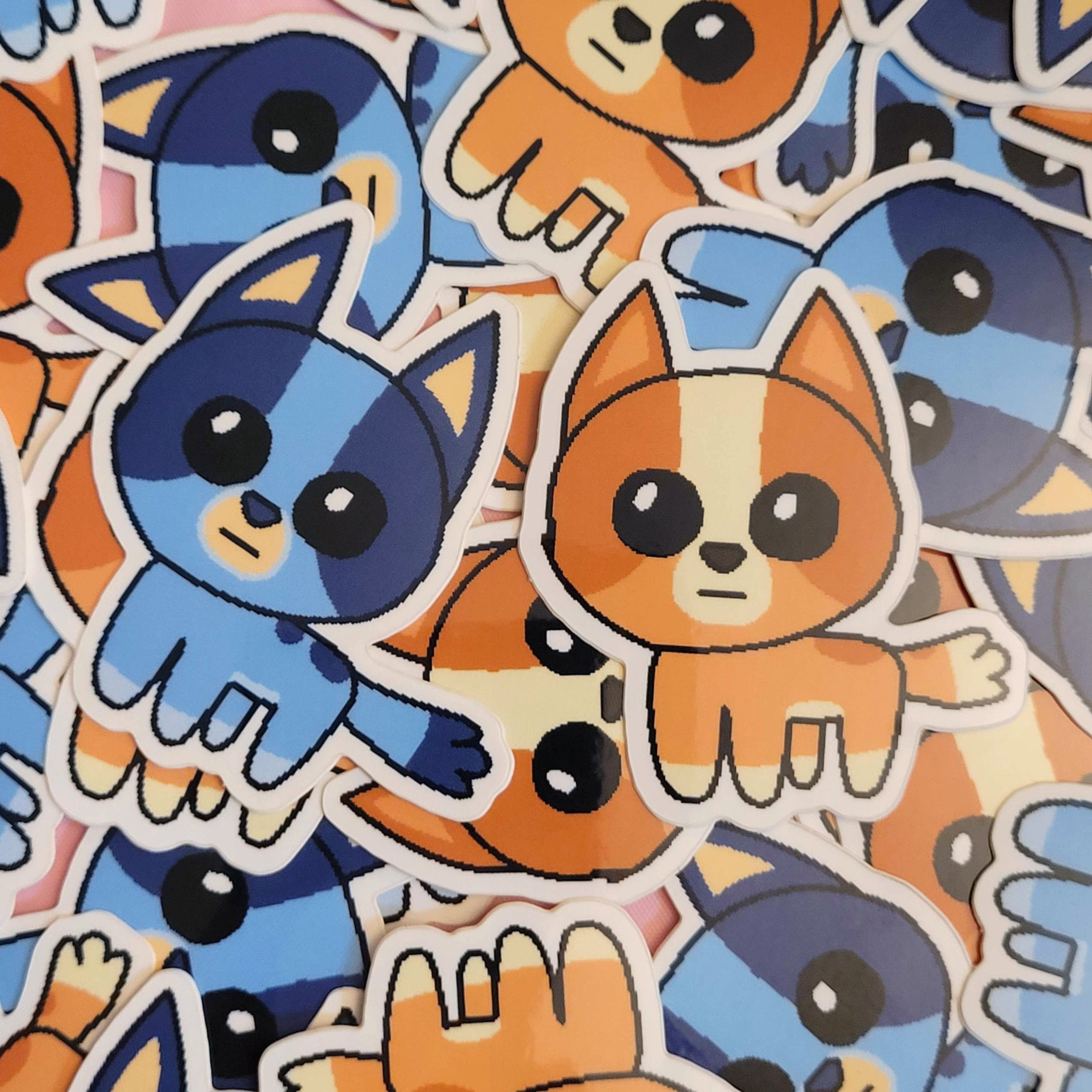 TBH Bluey and Bingo Stickers