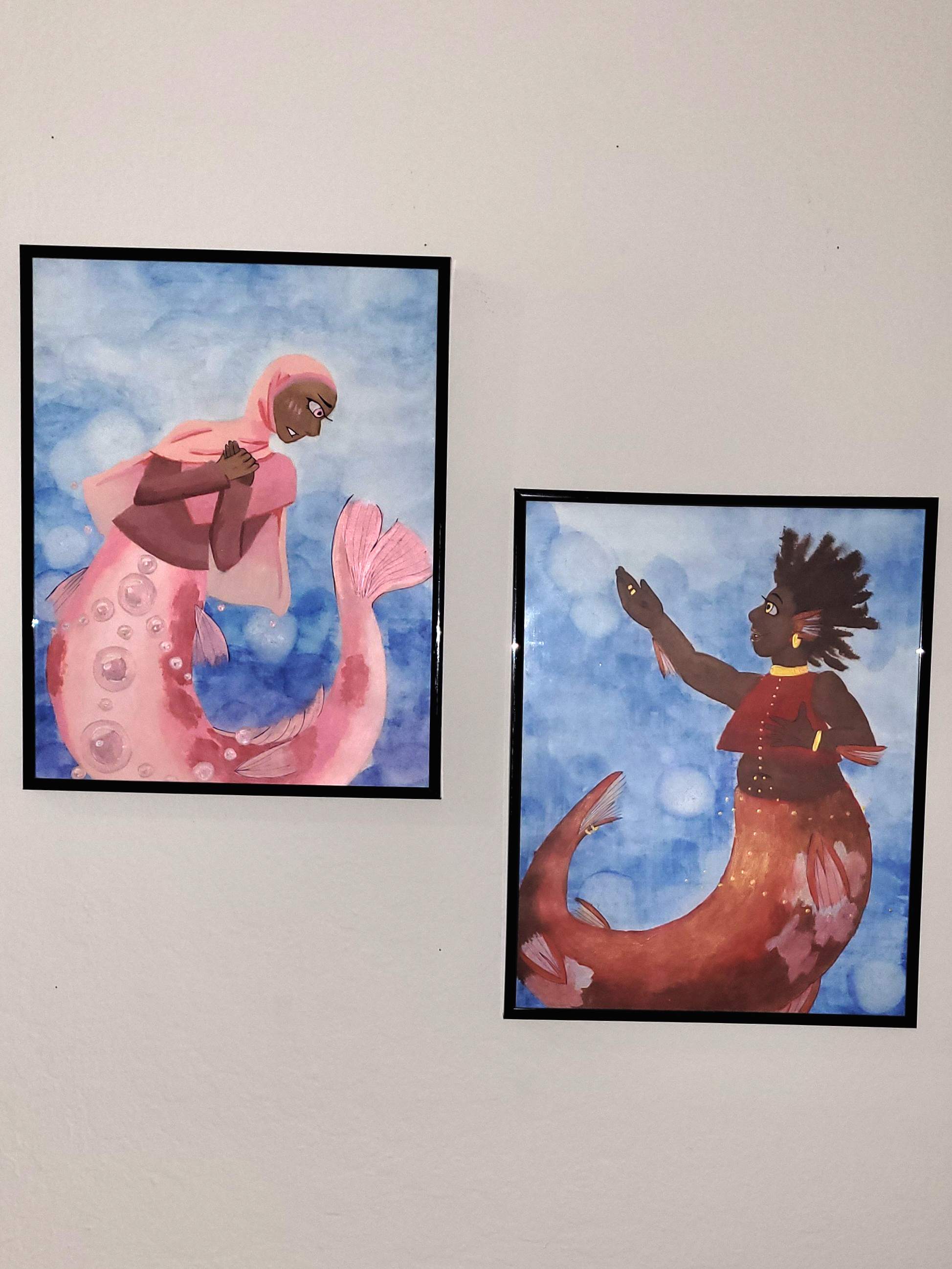 "Separated" | Acrylic and Watercolor Painting, 2020