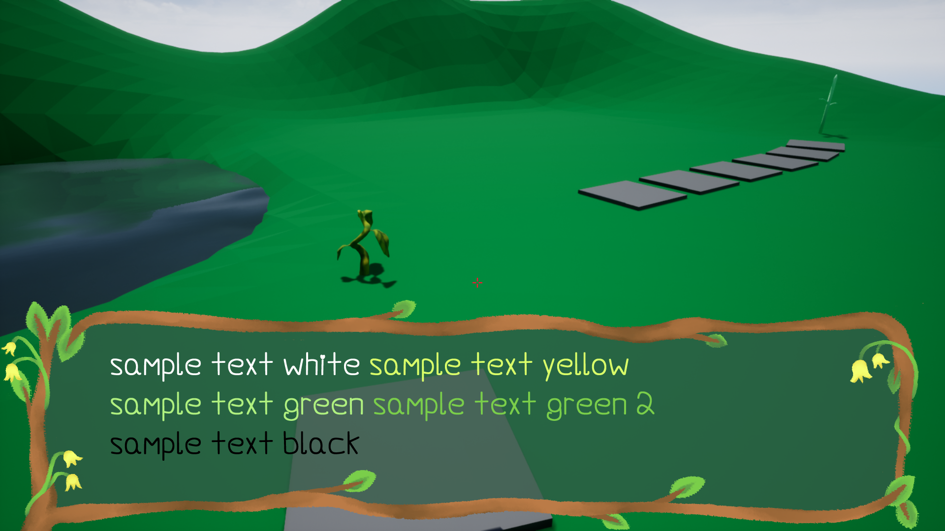 Border and Text Sample 2