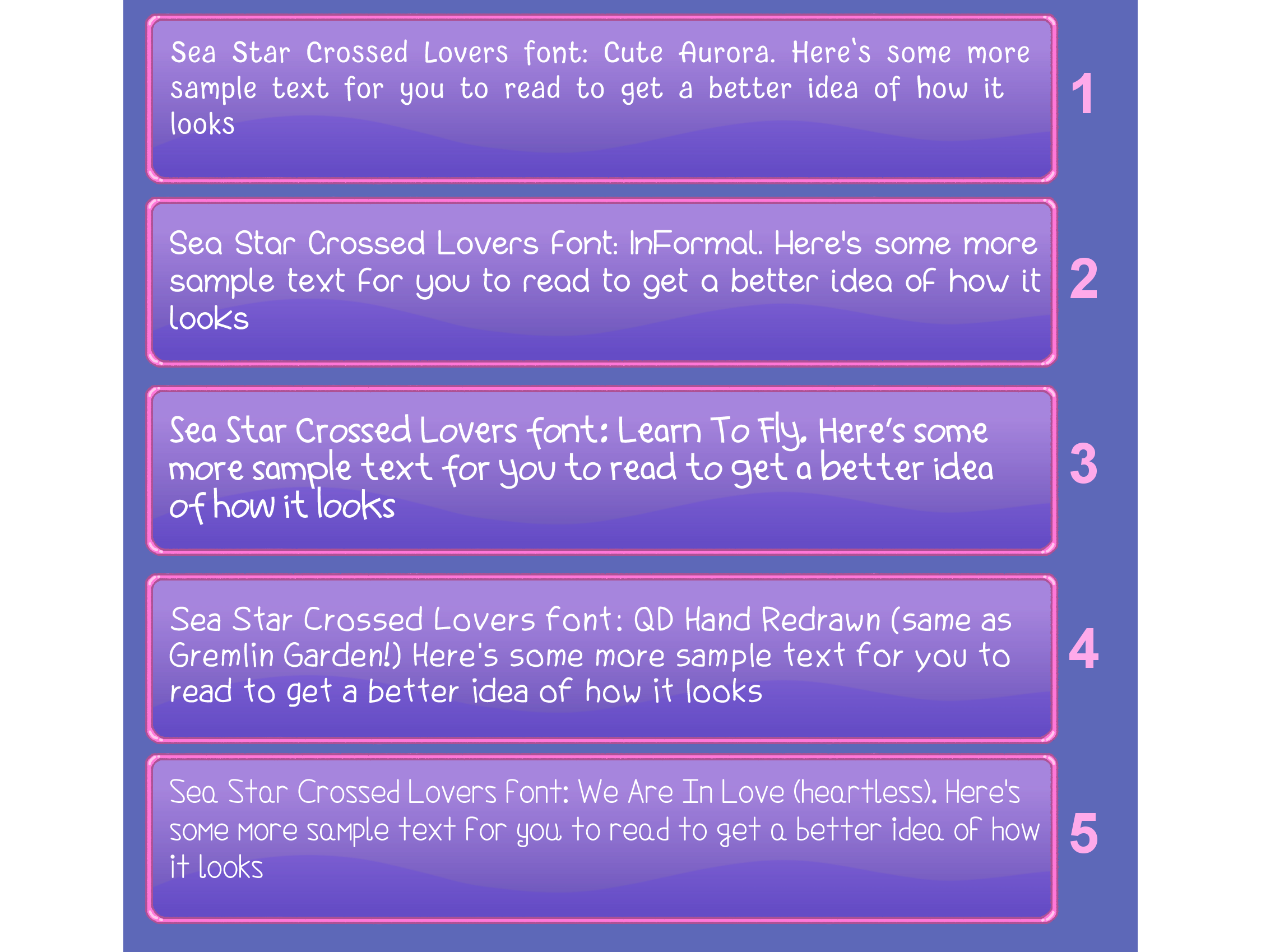 Font Examples