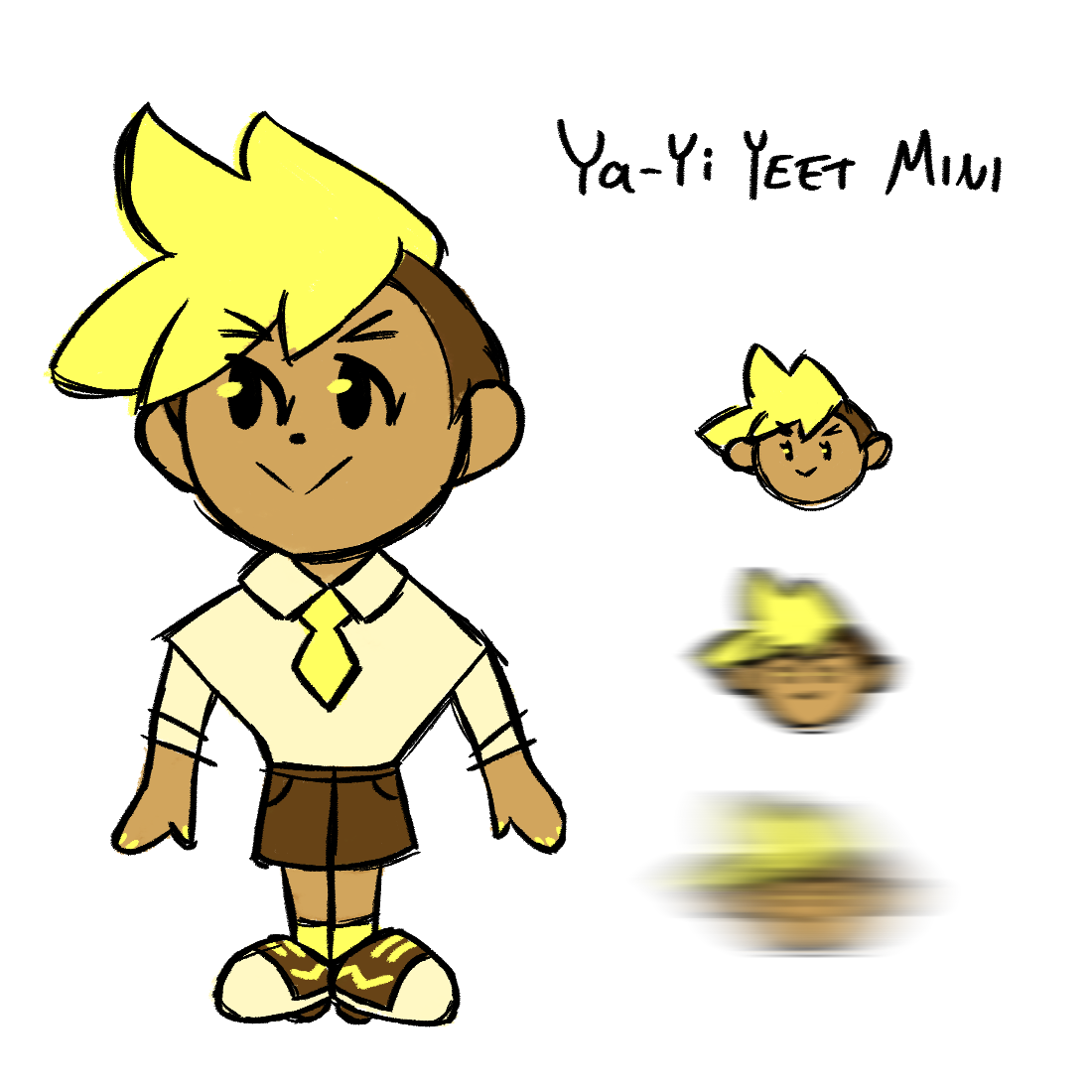 Ya-Yi Yeet Chibi Concept