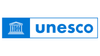 UNESCO logo with a blue background and white text
