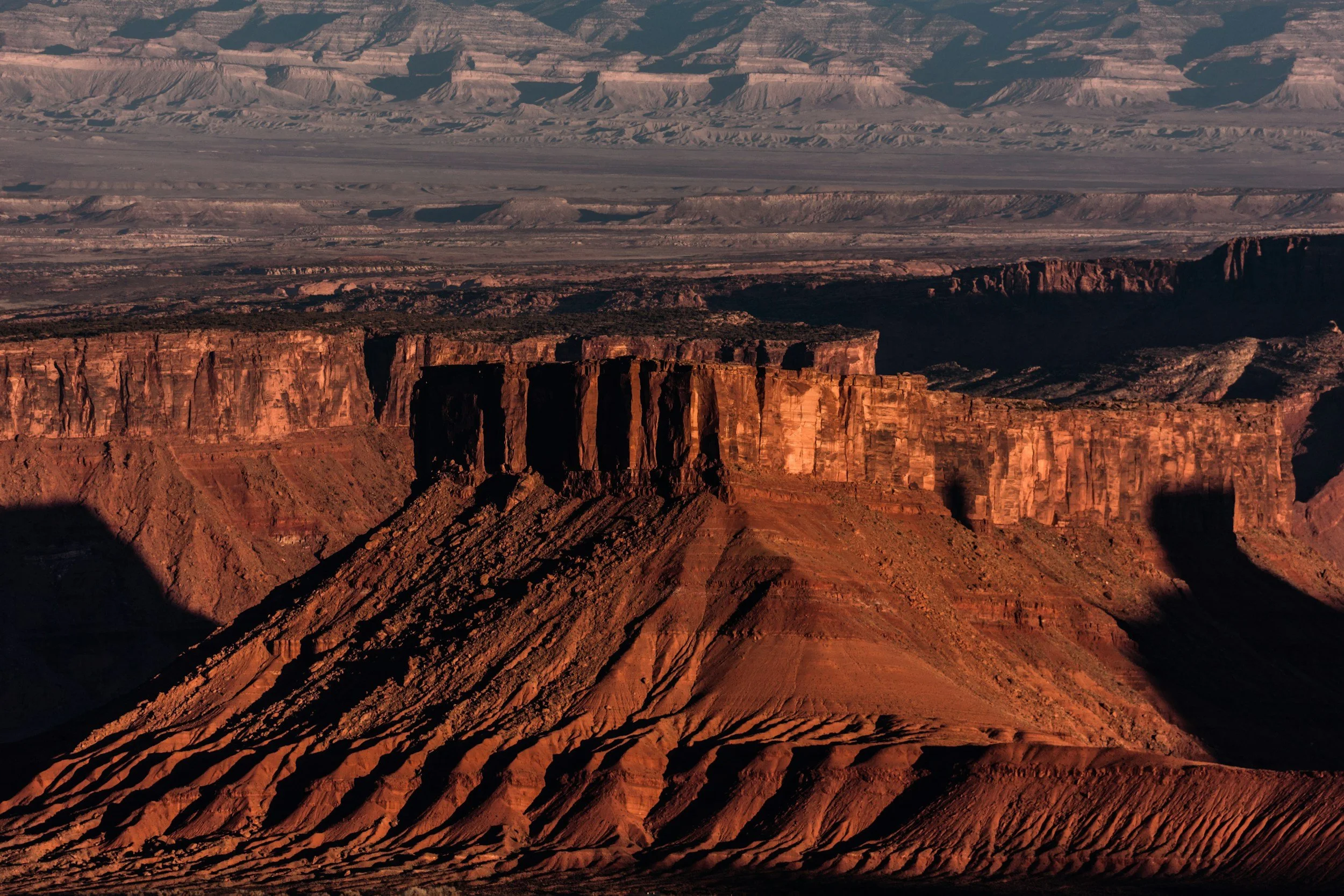 desert sandstone in warm light