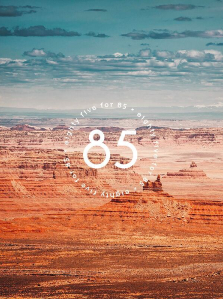 cover art of 85for85 anthology