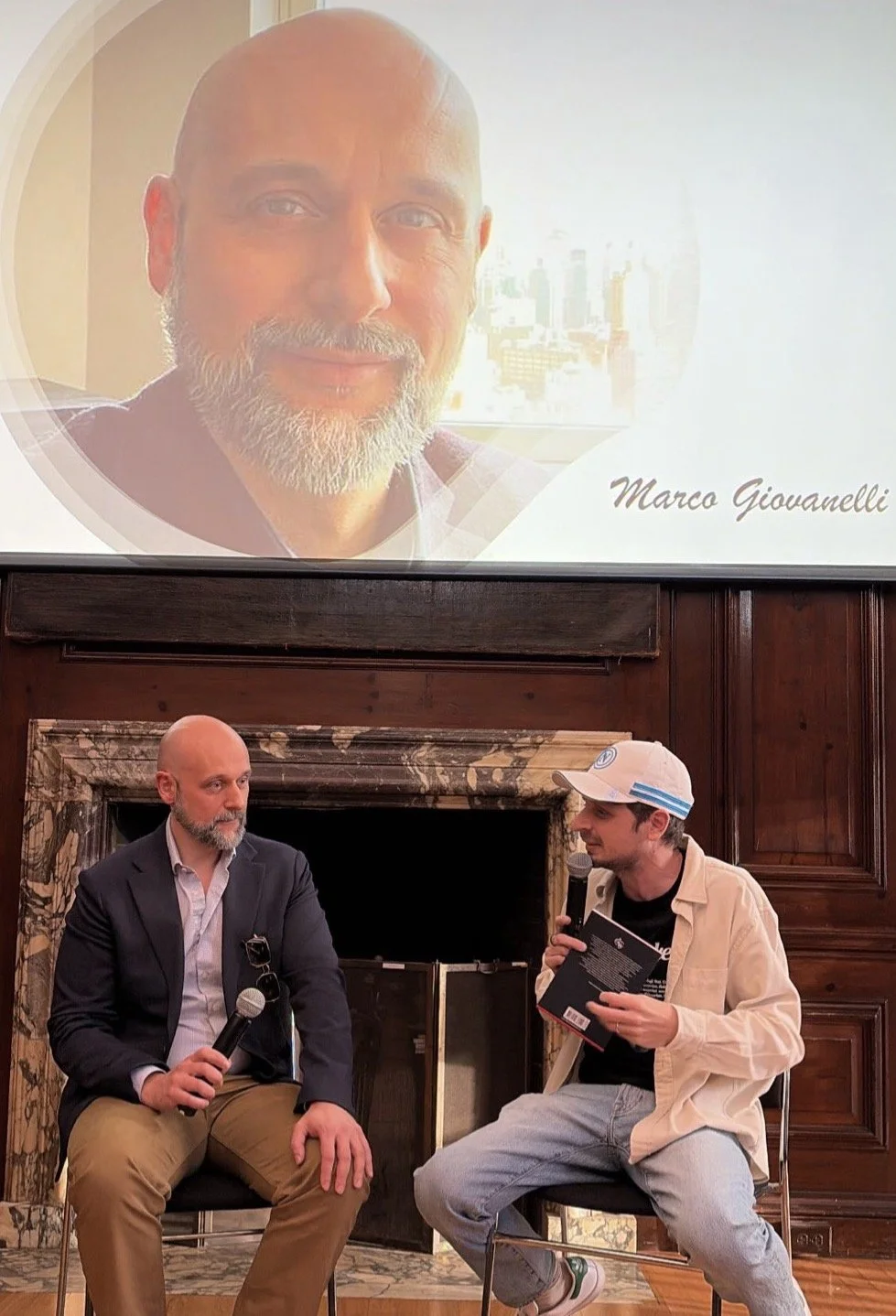 Marco Giovanelli at The Istituto Italiano di Cultura in New York