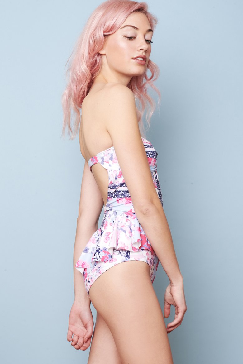 OLLIE RUFFLE DECO ONE-PIECE — PAPER SAILS