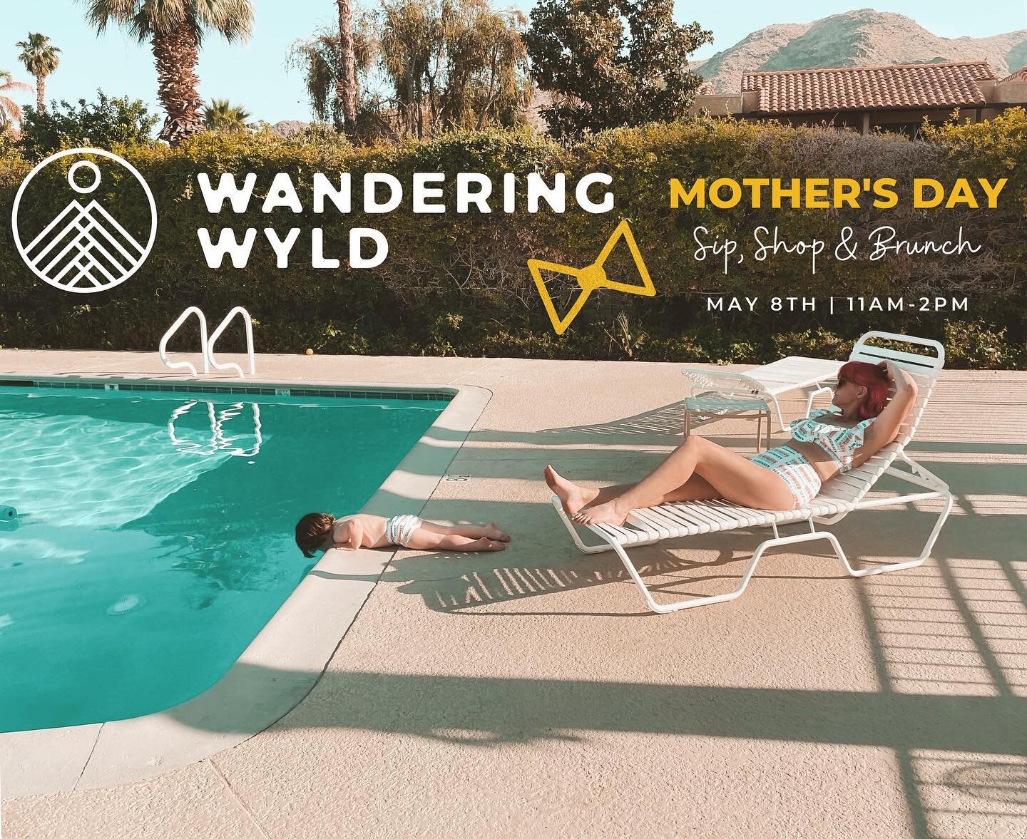 Join us for @wanderingwyld Sip, Shop &amp; Brunch this Mother&rsquo;s Day!🥂 

We will have our new 2022 suits for mamas and babes!

Location: @thealpinereno 
Date: May 8th
Time: 11-2pm
Brunch: Visit recordstreetbrewing.com to make brunch reservation