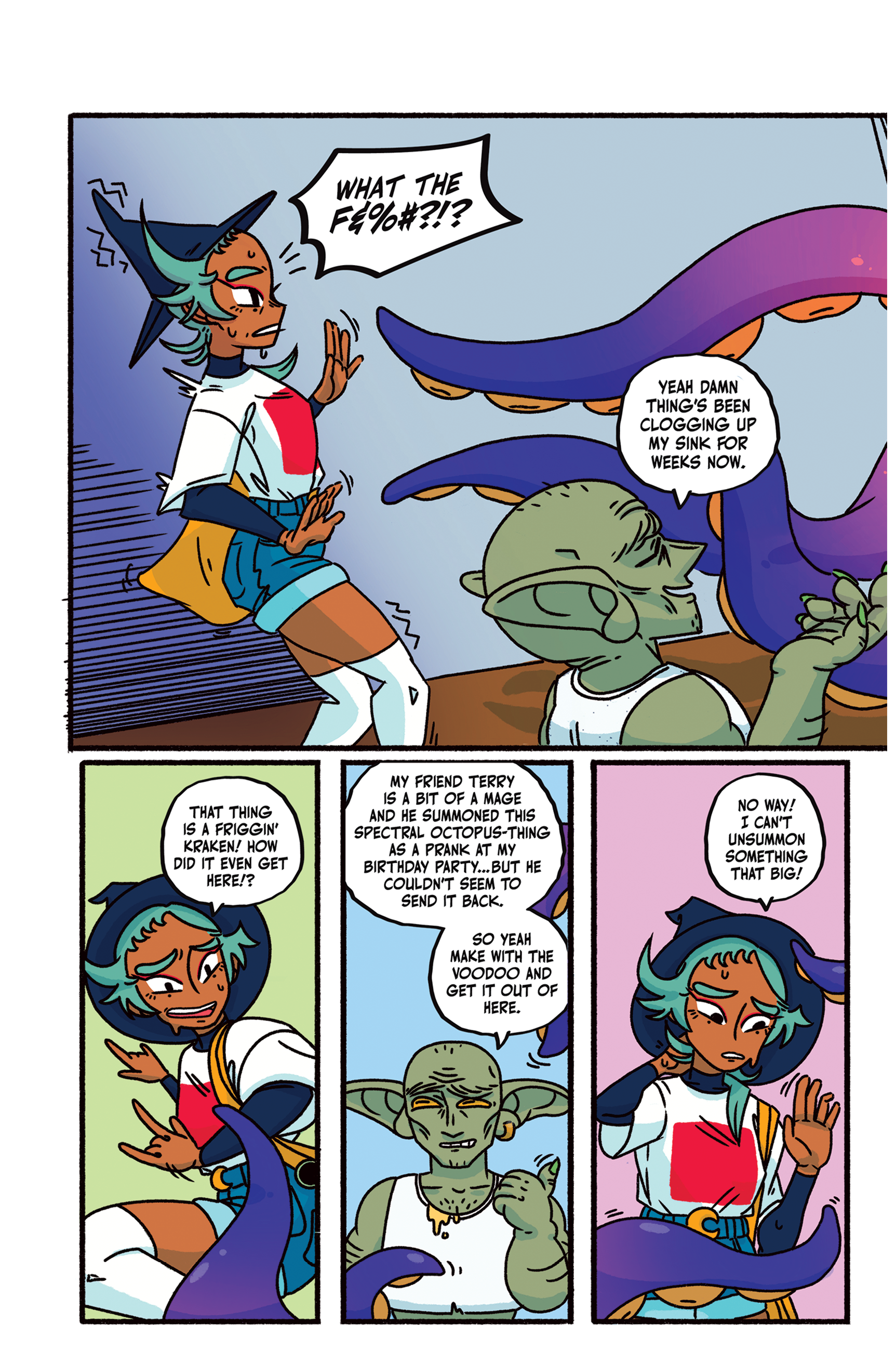 Page 8 of the comic Witch Hazel issue #1