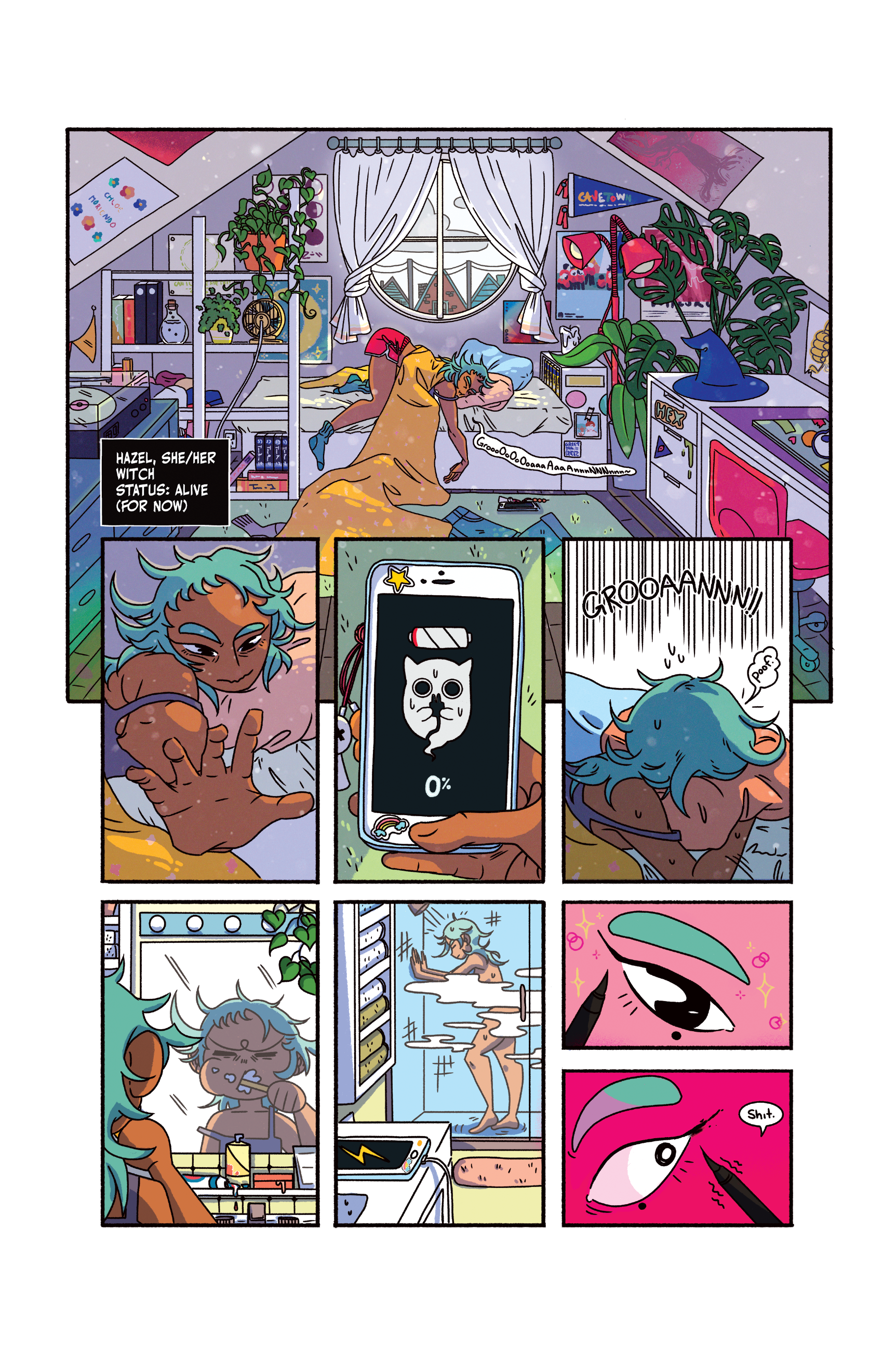 Page 2 of the comic Witch Hazel issue #1