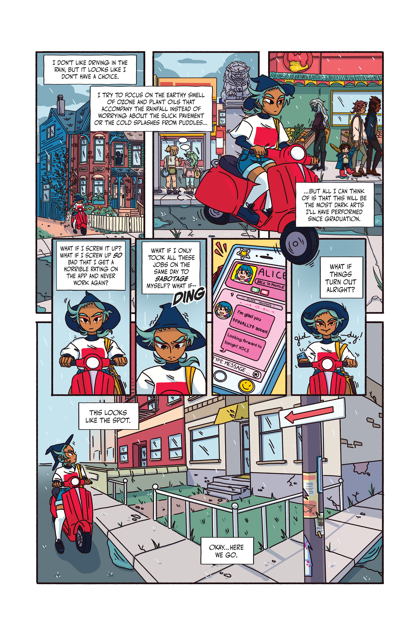 Page 6 of the comic Witch Hazel issue #1