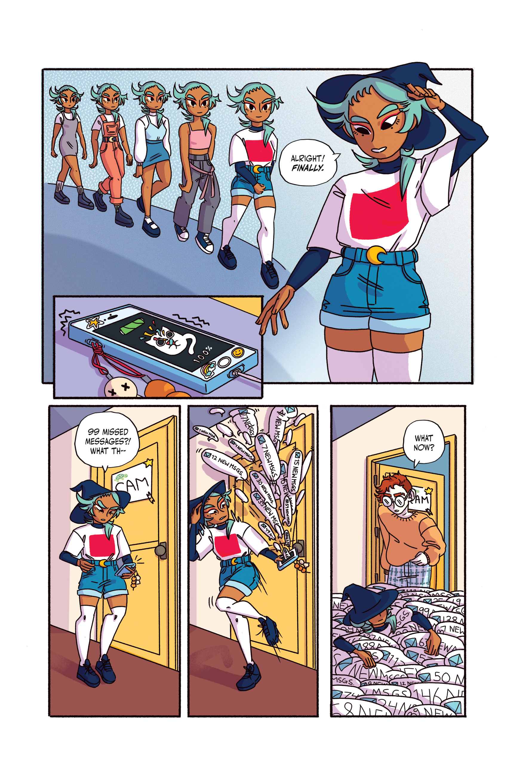 Page 3 of the comic Witch Hazel issue #1