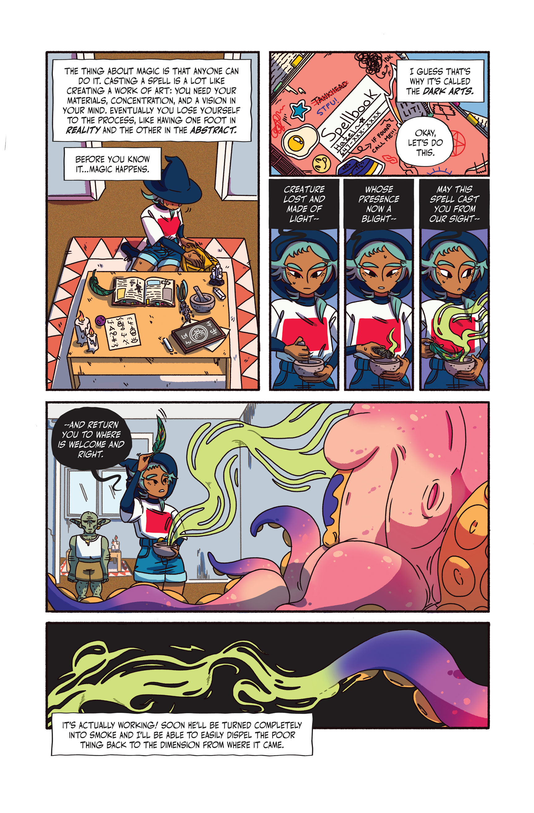 Page 10 of the comic Witch Hazel issue #1