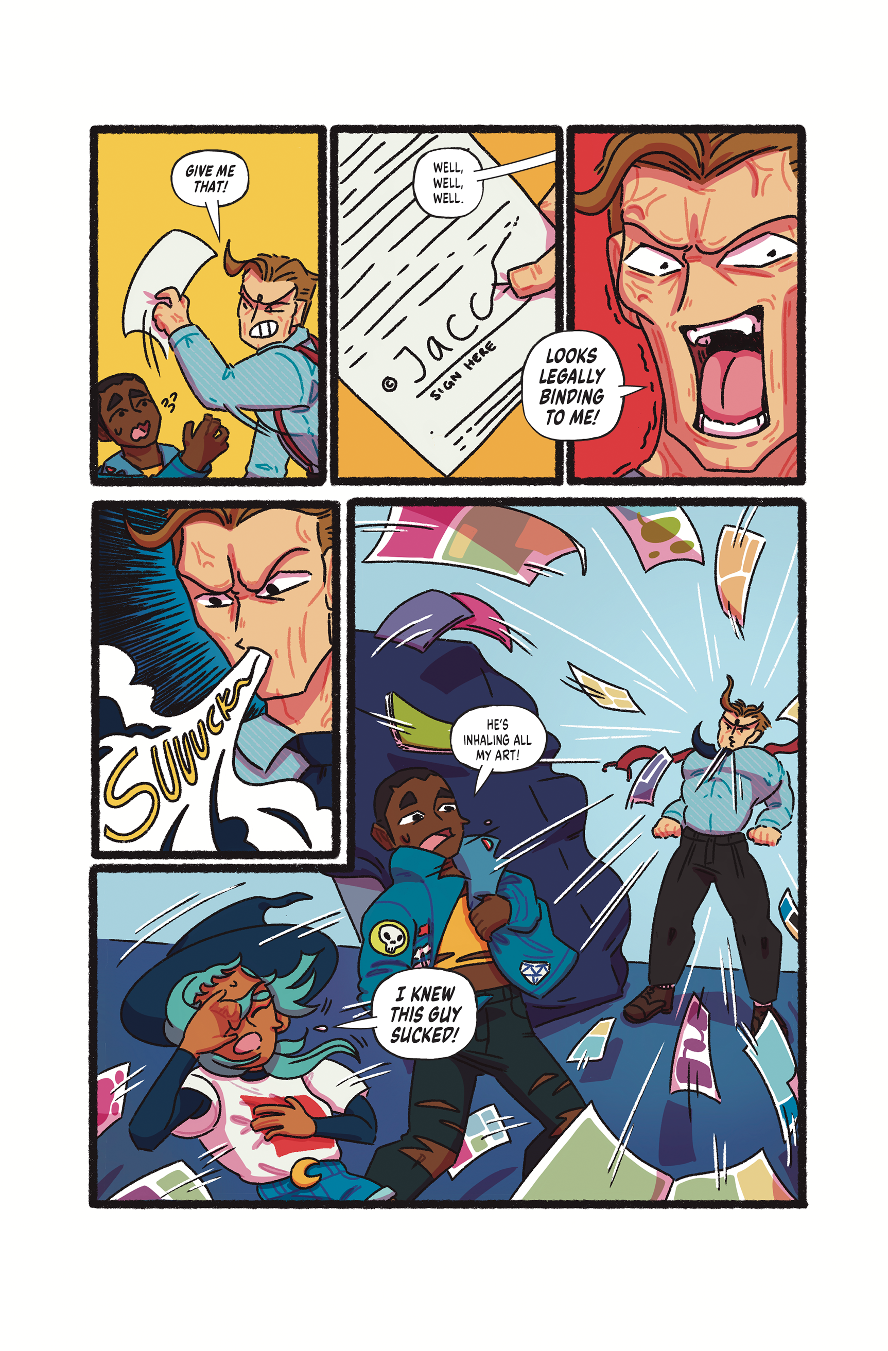 Page 7 of the comic Witch Hazel: Trouble at TCAF (2024)