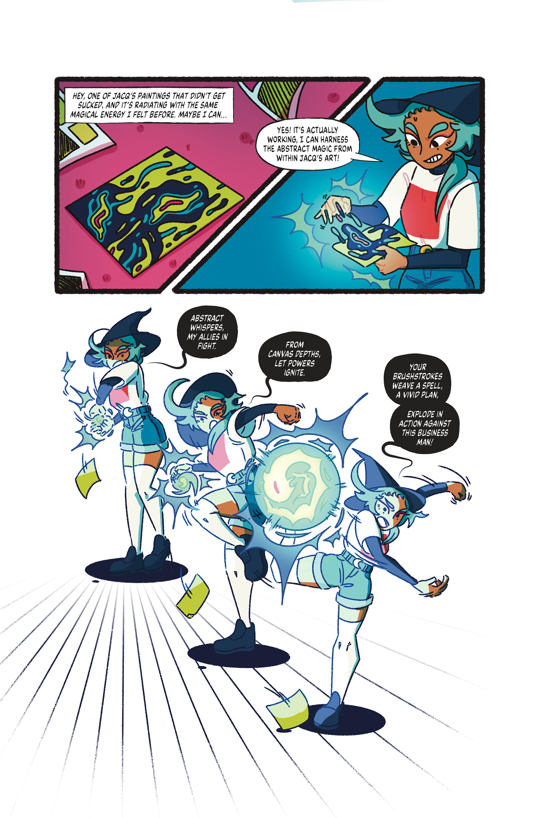 Page 10 of the comic Witch Hazel: Trouble at TCAF (2024)