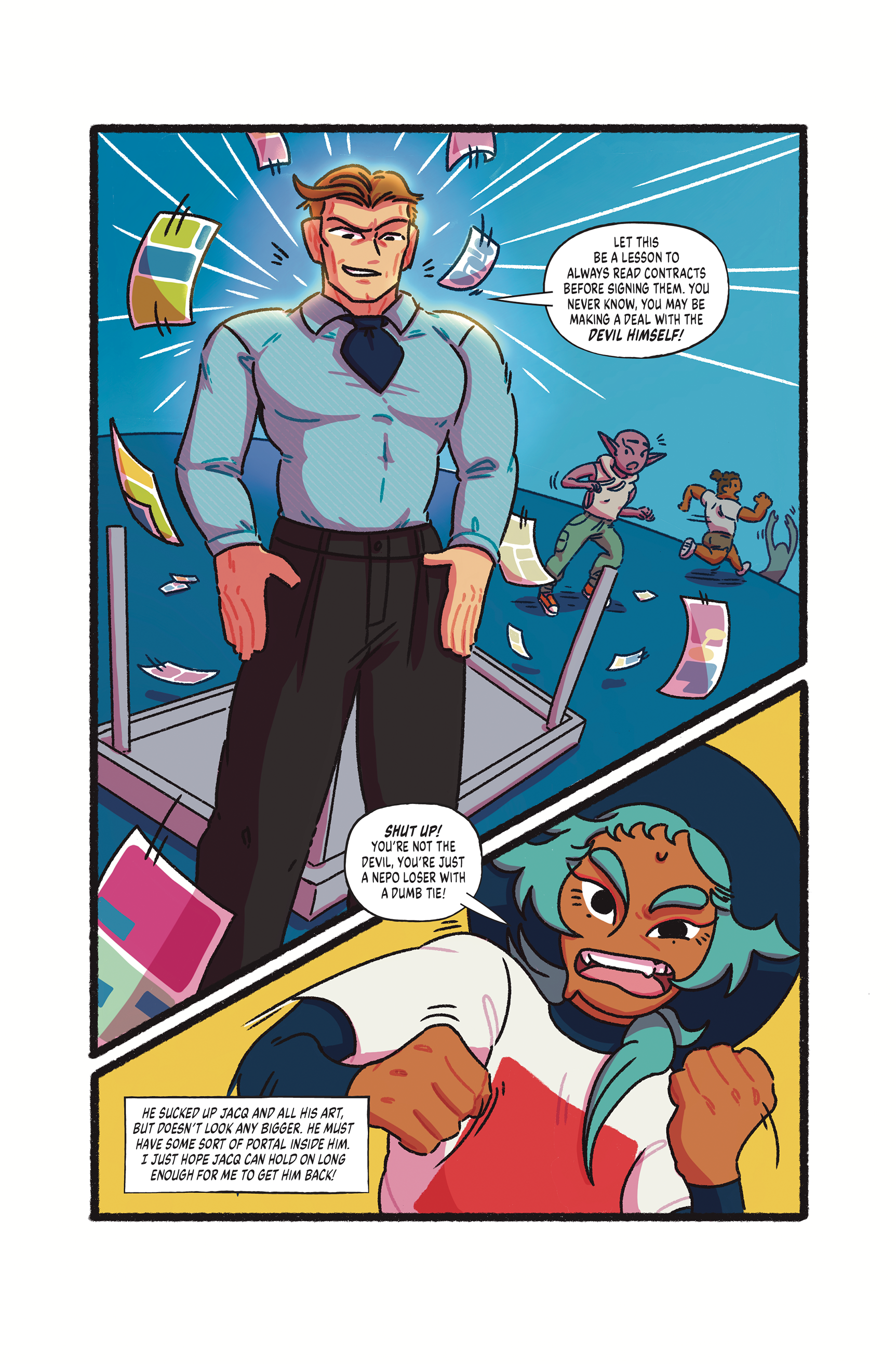 Page 9 of the comic Witch Hazel: Trouble at TCAF (2024)
