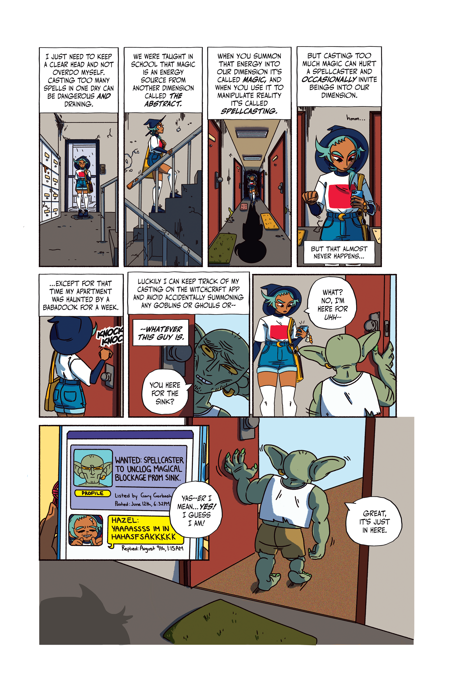 Page 7 of the comic Witch Hazel issue #1