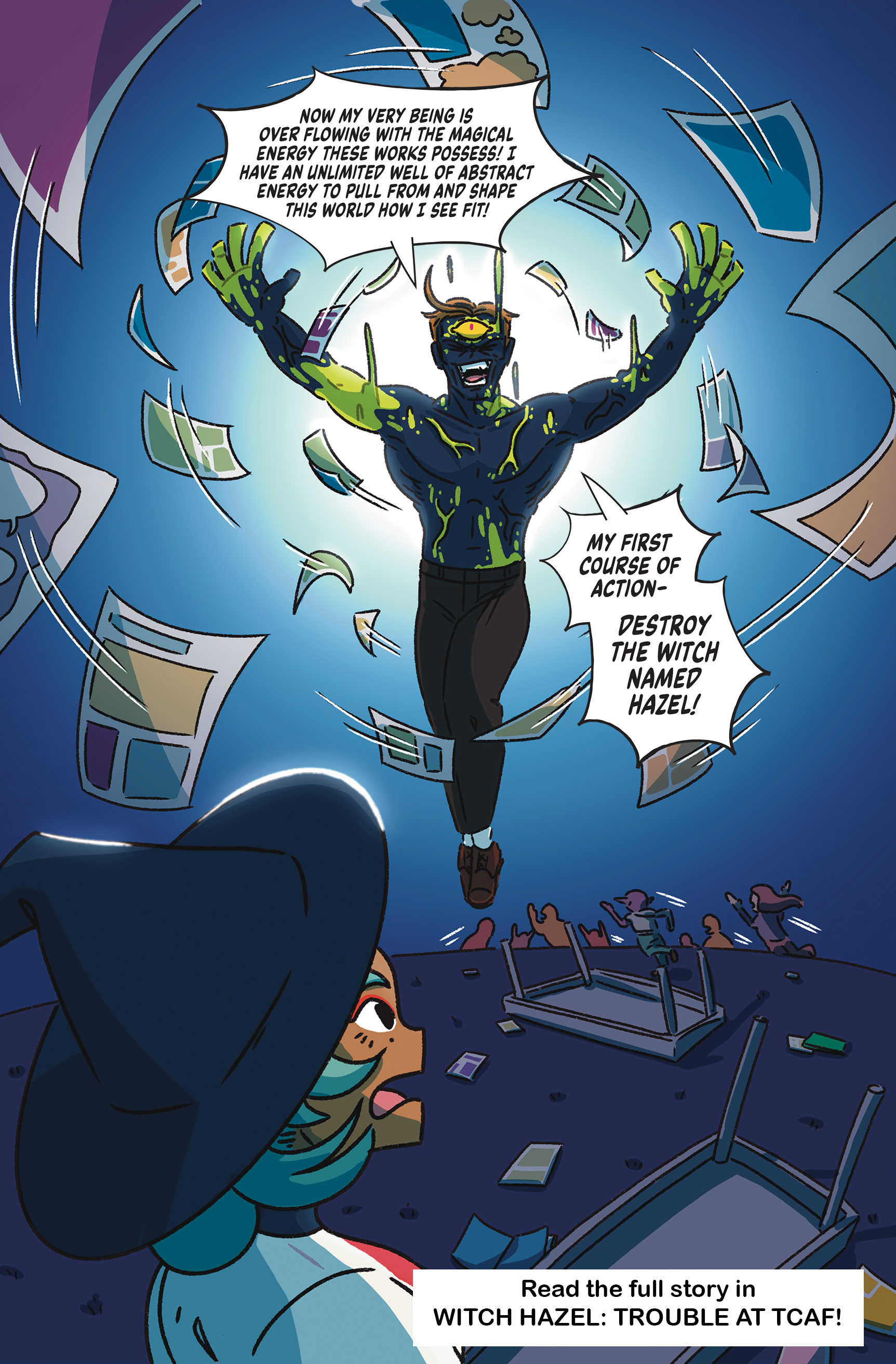 Page 13 of the comic Witch Hazel: Trouble at TCAF (2024)