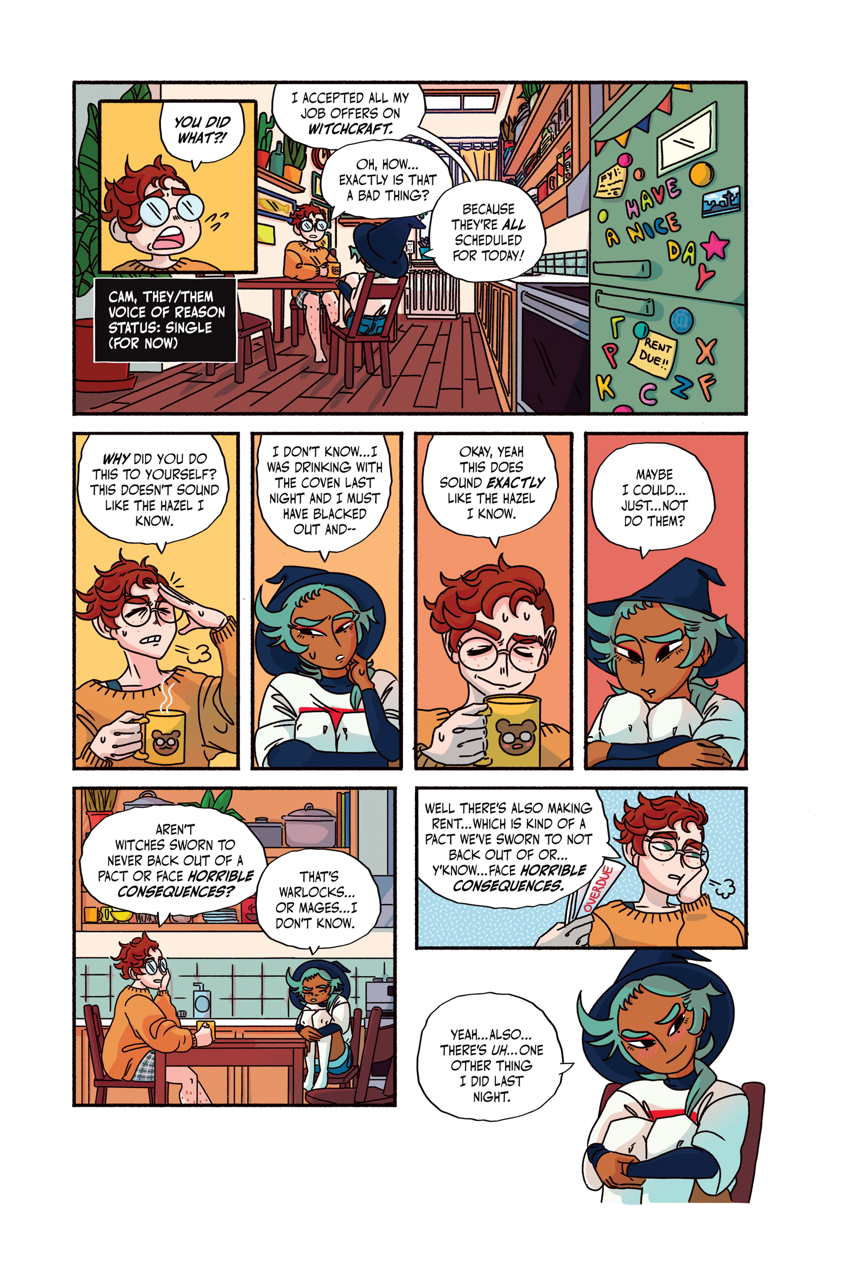 Page 4 of the comic Witch Hazel issue #1