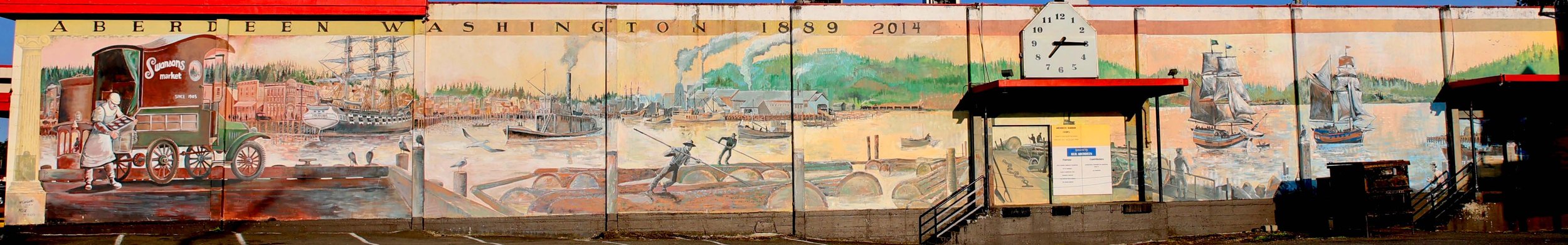 Aberdeen Washington 1889 - 2014 Swanson's Market, South wall
