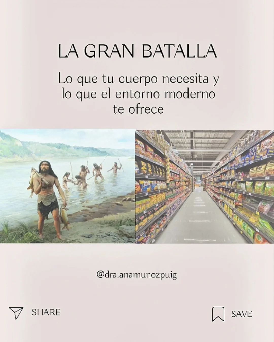 Tu cuerpo sigue dise&ntilde;ado para moverse, descansar bien y nutrirse de verdad&hellip; pero el entorno moderno te lanza estr&eacute;s, pantallas, prisas y ultra-procesados.

En esta gran batalla diaria, elegir bien no siempre es f&aacute;cil, pero