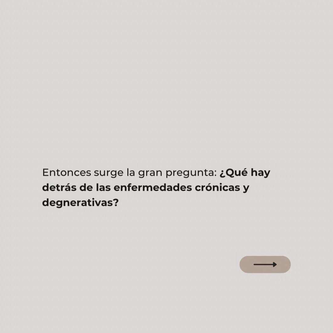 Durante a&ntilde;os nos han ense&ntilde;ado a tratar la enfermedad como si fuera una pieza que se estropea.
A silenciar s&iacute;ntomas.
A fragmentar el cuerpo.

Pero el ser humano no funciona as&iacute;.

Las llamadas enfermedades cr&oacute;nicas y 